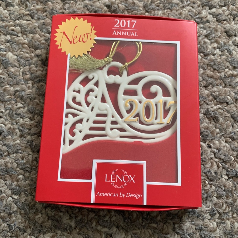 Lenox 2017 Annual Ornament Trumpet